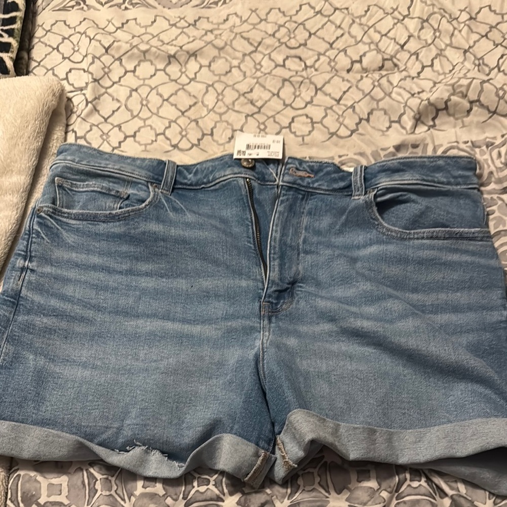 American Eagle Outfitters Light Blue Jean Shorts